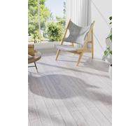 14Pcs White Wood Grain Click-Lock SPC Vinyl Flooring with 1mm Sound Insulation Cotton on The Back, 3.12m² Pack H&O Direct White One Size