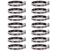 14PCS WWJD Christian Bracelet Pack for Women Men, WWJD Bracelets Bulk Christian Jesus Gifts Adjustable Wristbands - What Would Jesus Do Bracelet, Polyester Fibre, no gemstone