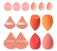 14Pieces Makeup Blender Sponge Set, Beauty Sponges For Makeup, beauty-blender Sponge, Use Dry And Wet Both, Multicolor Beauty Sponge Blender Cosmetic Applicator For Powder,Liquid,Facial Makeup Tools