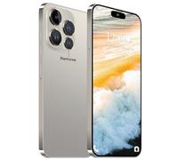 14PROMA X Unlocked Cell Phone,Long Battery Life 6.82" HD Screen Unlocked Phones,16+512GB Android 14 Smartphone with 128G Memory Card, Dual SIM/Fingerprint Lock/Face ID/GPS (Natural Titanium, 16+512G)