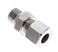 14S & M20x1.5 Stainless Steel Straight Cutting Fitting with Male Threads 630 bar FKM ISO 8434-1