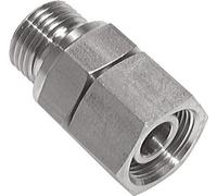 14S & M20x1.5 Stainless Steel Straight Swivel with Male Threads 630 bar FKM O-ring Sealing Cone Adjustable ISO 8434-1