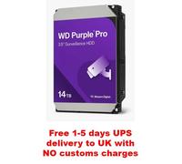 WD Purple Pro WD141PURP - Hard drive - 14 TB - internal - 3.5" - SATA 6Gb/s - 7200 rpm - buffer: 512 MB