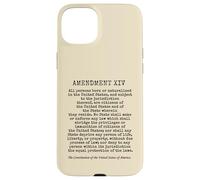 14th Amendment US Constitution Birthright Case for iPhone 15 Plus
