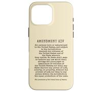 14th Amendment US Constitution Birthright Case for iPhone 16 Pro Max