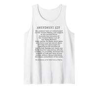 14th Amendment US Constitution Birthright Tank Top