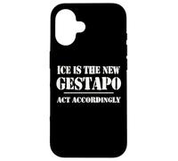 14th Amentment Resist Ice Is The New Gestapo Act Accordingly Case for iPhone 16
