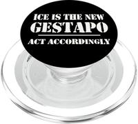 14th Amentment Resist Ice Is The New Gestapo Act Accordingly PopSockets PopGrip for MagSafe