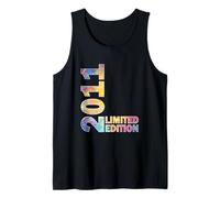 14th Birthday Gift girl hued born 2011 turning 14 Year Old Tank Top