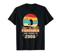 14th Birthday Gifts for 14 Year Old Fishing Fishermen 2008 T-Shirt