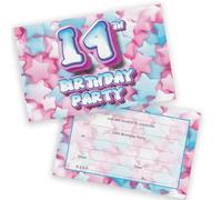 14th Birthday Party Invitations Kids - Sweet Marshmallow 36 Pack - Childrens Birthday Invitations for Boys/Girls A6 Bday Party Invites Invitation Cards with Folding Envelopes