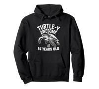 14th Birthday Sea Turtle Fourteen Years Old Pullover Hoodie