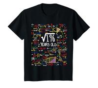 14th Birthday Square Root Of 196 14 Years Old Math Lover T-Shirt