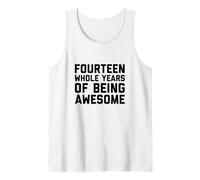 14th Birthday T-Shirt Gift Age 14 Fourteen Years Old Tank Top