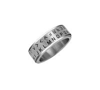 14th Place Trading Decoder Ring Pig Pen Cipher Silver Size 10