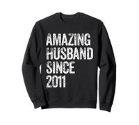 14th Wedding Anniversary for Husband Since 2011 14 Year Sweatshirt