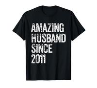 14th Wedding Anniversary for Husband Since 2011 14 Year T-Shirt