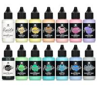 14x 30ml Fluids Alcohol Ink Set OPAK for Fluid Art and Resin, pigmented, Opaque on Light and Dark substrates