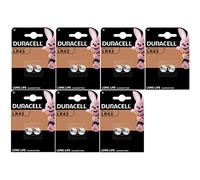 14X Duracell LR43 186 V12GA (7 Blister Pack of 2 batteries) 14 Batteries