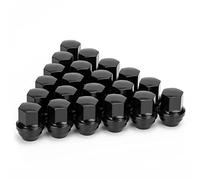 14x1.5 OEM Factory Style Large Acorn Seat Wheel Lug Nuts, 20 PCS M14x1.5 Closed End One-Piece Lugnuts for Grand Cherokee/Wrangler/Mustang/Camaro/RAM 1500