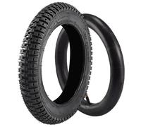 14x1.75/2.40 E-Bike Tire and Tube Set, Puncture Proof Anti Skid Wear Resistant Rubber Tire for Electric Scooters and Folding Bikes, All Terrain 14 Inch Tire with Low Rolling Resistance(14x2.40)