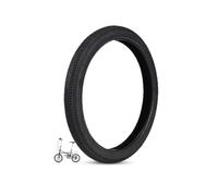 14x1.75 Bicycle Tire with Thick Puncture-Resistant Rubber Layer, Anti-Puncture Design for Folding, Road, Kids, and Commuter Bikes, Run-Flat, Low Rolling Resistance, Wet Grip