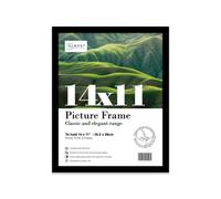14X11 Black Picture Frame (35.6 X 27.9Cm) Poster, Photo, Artwork, Gallery Wall Or Print