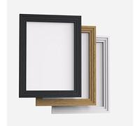 14x11 White Traditional 30mm Step Molding Picture Photo Poster Frame