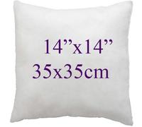 (14x14") Hollow fibre Square Cushion Pads Inner insert Pillow Stuffer Plum Cushion for Sofa Beds Chairs available in 12",14",16",18",20",22",24",26",28",30"