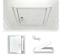 14x14in Drywall Access Door - Ceiling Mount Inspection Panel, Lightweight Metal Maintenance Cover for Plumbing, Easy Install, Durable Inspection Door for Quick Access