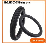 14X2.125 (57-254) CST Thickened Inflatable Electric Bicycle Tire Inner and Outer