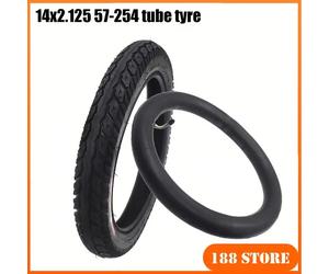 14X2.125 (57-254) CST Thickened Inflatable Electric Bicycle Tire Inner and Outer
