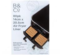 14x20.5cm Air Fryer Liners Non Stick Paper Parchment Disposable