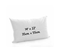 (14''x22'') Oblong Rectangle Hollowfibre Cushion Pads Inner White Scatters Insert Fillers For Home Outdoor Decor in 17 Sizes