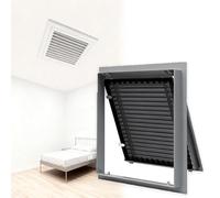 14x42in Gray Wall Air Return Vent Cover with Filter GridAdjustable Airflow Sidewall/Ceiling Duct Grill for Cold Air Intake Easy Installation Design