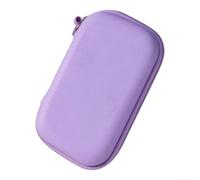 14x8x5cm for Power Bank Case with Elastic Cable Bands 14x8x5cm(Purple) | Hard EVA shell, shock-absorbent, protects from drops, 14x8x5cm size, fits most brands