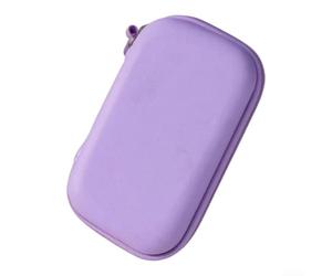 14x8x5cm for Power Bank Case with Elastic Cable Bands 14x8x5cm(Purple) | Hard EVA shell, shock-absorbent, protects from drops, 14x8x5cm size, fits most brands