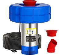 15,000 GPH fully automatic pond aerator floating fountain and pond aerator 110 V 750 W (1 HP) for large and small ponds and lakes, pond fountain including