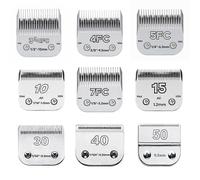 (15-1.2mm, One size) 3F 4F 5F 7F 9# 10# 30# 40# 50# Professional Pet Clipper Blade A5 Blade Fit Most Andis Oster Clippers Pet Clippers Ceramic Blade