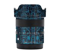 15 1.4 DC Anti-Scratch Camera Lens Skin Protective Vinyl Wrap Film Protector Cover Sticker ，Circuit Blue：for Sigma 15mm F1.4 DC fit for Sony/Fuji Mount