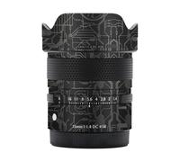 15 1.4 DC Anti-Scratch Camera Lens Skin Protective Vinyl Wrap Film Protector Cover Sticker ，Circuit Titanium：for Sigma 15mm F1.4 DC fit for Sony/Fuji Mount
