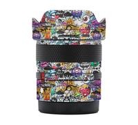 15 1.4 DC Anti-Scratch Camera Lens Skin Protective Vinyl Wrap Film Protector Cover Sticker ，Graffiti White：for Sigma 15mm F1.4 DC fit for Sony/Fuji Mount