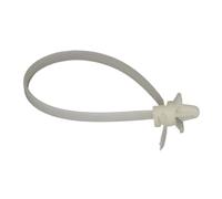 15-100pcs 3/4/5/5.2/8 * 100/120/150/200 Black Ziptie Nylon Plastic Lock Fasten Strap Arrow Car Automotive Winged Push Mount Zip Ties Cable Tie(40Pcs 4(3.6) x150mm,White)