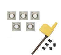 15×15×2.5mm Carbide Inserts Cutters Square for Woodturning Tools