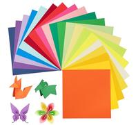 15×15cm Coloured Origami Paper 20 Colours 240 Sheets 80gsm Double-Sided