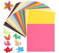 15×15cm Coloured Origami Paper 25 Colours 300 Sheets 70gsm Double-Sided