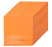 15×15cm Orange Origami Paper 200 Sheets 80gsm Double Sided
