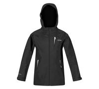 Regatta Kids Calderdale II Waterproof Jacket - Black - Black - 15-16 Years - 100% Polyester