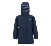 (15-16 Years, Navy/White) Regatta Childrens/Kids Ballina Stripe Waterproof Jacket