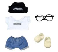 15-17cm Clothing Set Specially Designed for Dolls, Doll Fashion Set (The Set Includes hat + Clothes + Accessories) (1 Piece of Little Paris)